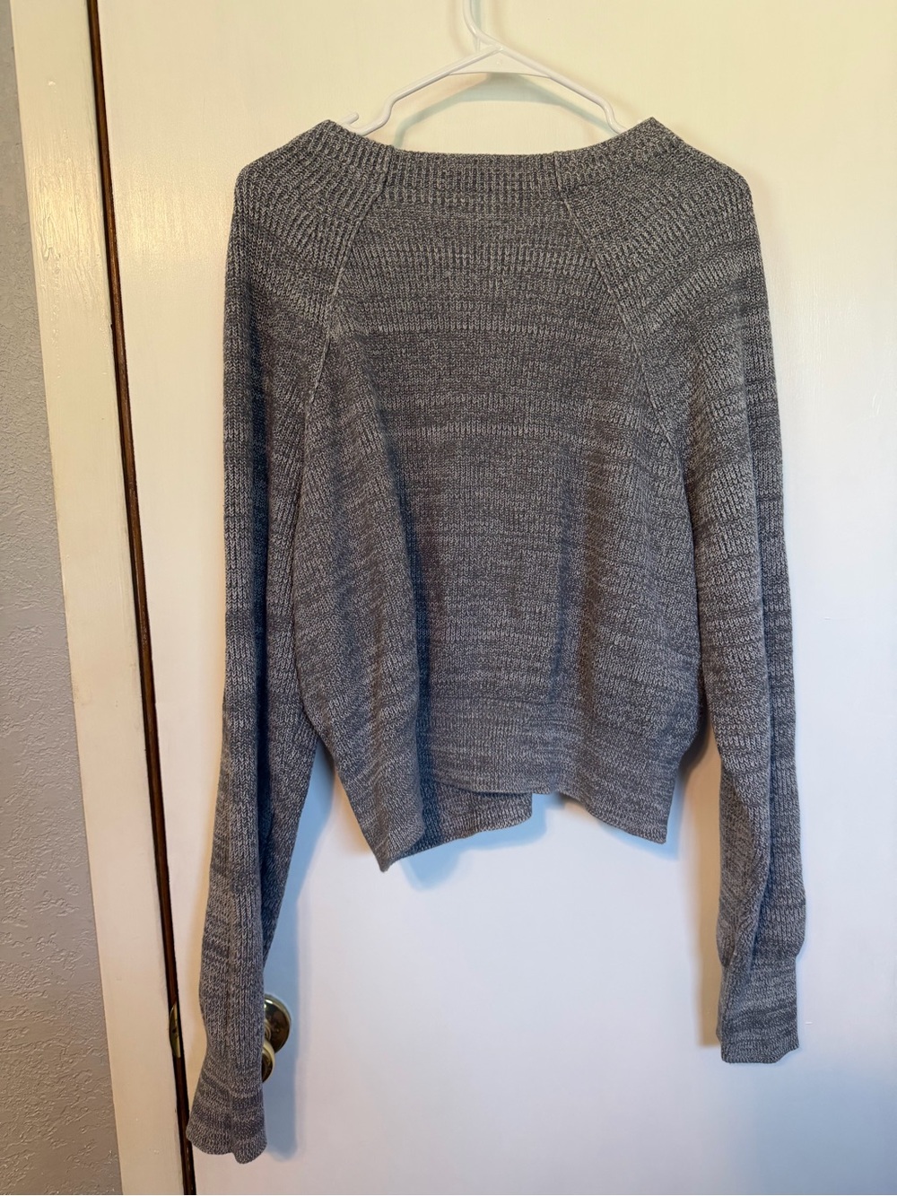 Free People Gray Crewneck Knit Sweater - Picture 5 of 5